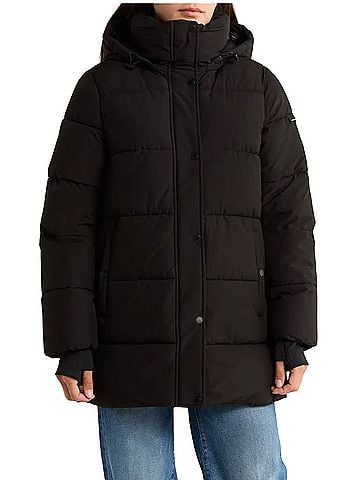 BCBGeneration BCBGeneration Water Resistant Hooded Puffer Jacket (view 1)