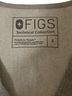FIGS Gray Short Sleeve Top Size S - photo 3