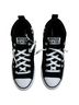 Converse Floral Black White Sneakers Size 7 - photo 3