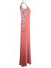 Mac Duggal 100% Polyester Solid Pink Orange Cocktail Dress Size 4 - photo 5