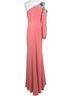 Mac Duggal 100% Polyester Solid Pink Orange Cocktail Dress Size 4 - photo 6