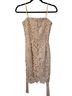Cache 100% Polyester 5% Spandex Floral Ivory Cocktail Dress Size 0 - photo 1