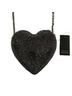 Badgley Mischka Black Silver Clutch One size - photo 5