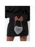 Badgley Mischka Black Silver Clutch One size - photo 6