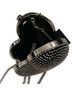 Badgley Mischka Black Silver Clutch One size - photo 2