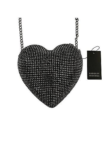 Badgley Mischka Heart Shape Rhinestone Clutch Clutch (view 1)