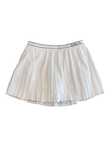 Calia Pleated Mesh Skort Skort (view 1)