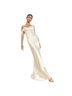 Reformation 100% Silk White Ivory Cocktail Dress Size 10 - photo 2