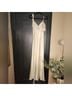 Reformation 100% Silk White Ivory Cocktail Dress Size 10 - photo 6