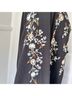J.Jill 100% Viscose 100% Polyester Floral Black Blue Button-Down Shirt Size M - photo 11