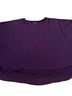 Nina Leonard 97% Polyester 3% Spandex 100% Polyester Purple T-Shirt Size 3X - photo 1
