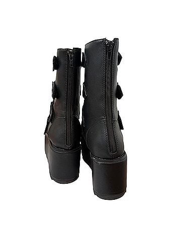 Dolls Kill Karma-X Blackout Boots (view 2)