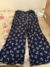 rue21 100% Rayon Print Blue White Casual Pants Size XL - photo 3