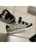 Circa Joan & David Print Black White Sneakers Size 8 1/2 - photo 3