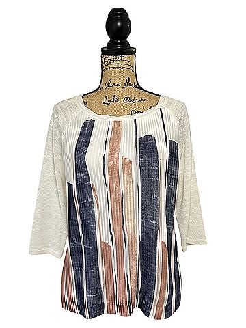 One September 3/4 Sleeve Blouse (view 1)