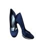 RSVP 100% Satin Blue Heels Size 8 - photo 2