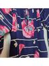 Yumi Kim 100% Polyester Tropical Floral Multi Color Long Sleeve Blouse Size S - photo 10