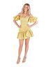 Anthropologie Floral Yellow Cocktail Dress Size S - photo 1