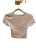 Aritzia White Short Sleeve Blouse Size S - photo 2