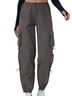 Halara 100% Nylon Gray Cargo Pants Size 2X - photo 1