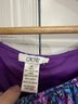 Cache 100% Polyester 100% Polyester Paisley Purple Blouse Size XS - photo 3
