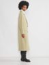 Aritzia 100% Wool 100% Cupro Tan Coat Size S - photo 8