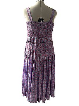 J.Crew Smocked midi dress in summer fields print Cocktail Dress (view 2)