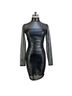 Amanda Uprichard 84% Polyester 16% Elastane 100% Polyester Black Silver Cocktail Dress Size XS - photo 1