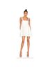 Amanda Uprichard 100% Polyester 100% Polyester Graphic White Cocktail Dress Size S - photo 11