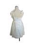 Amanda Uprichard 100% Polyester 100% Polyester Graphic White Cocktail Dress Size S - photo 2