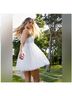 Amanda Uprichard 100% Polyester 100% Polyester Graphic White Cocktail Dress Size S - photo 12