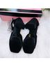 Dolls Kill Black Heels Size 6 1/2 - photo 6