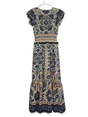 FARM Rio Ocean Tapestry Casual Dress (view 2)