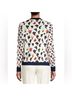 Escada Floral Blue Ivory Silk Cardigan Size S - photo 4