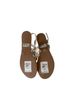Schutz 100% Leather Solid Silver Sandals Size 9 1/2 - photo 3