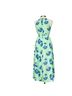Likely 100% Polyester Floral Blue Green Casual Dress Size 8 - photo 2