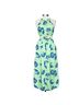 Likely 100% Polyester Floral Blue Green Casual Dress Size 8 - photo 1