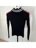 UNIF Black White Turtleneck Sweater Size XS - photo 4