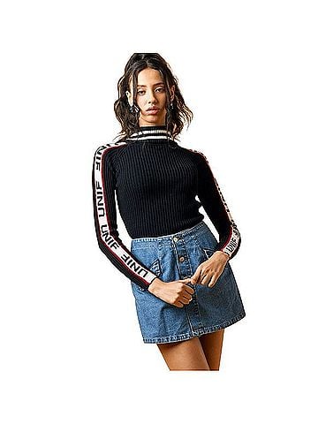 UNIF Badsport Turtleneck Sweater (view 1)