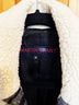 Martin Grant 100% Wool Plaid Black White Coat Size 6 - photo 3