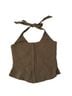 I.AM.GIA Brown Sleeveless Top Size S - photo 1