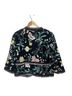 Ann Taylor LOFT Outlet Floral Black Yellow Pink Blue Jacket Size 6 - photo 2