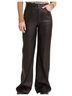 Levi's 100% Polyester 100% Polyurethane Black Faux Leather Pants Size 28 waist - photo 2