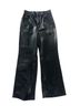 Levi's 100% Polyester 100% Polyurethane Black Faux Leather Pants Size 28 waist - photo 4