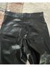Levi's 100% Polyester 100% Polyurethane Black Faux Leather Pants Size 28 waist - photo 8
