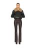 L'Agence Brown Leather Pants Size 28 - photo 1