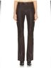 L'Agence Brown Leather Pants Size 28 - photo 4