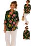 Ralph Lauren 100% Linen Floral Multi Color Button-Down Shirt Size S (petite) - photo 1