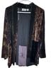 Chico's Design Graphic Brown Black Jacket Size 0X - photo 1
