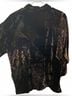 Chico's Design Graphic Brown Black Jacket Size 0X - photo 6